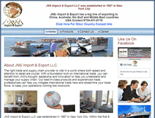 Tablet Screenshot of jns-usa.com